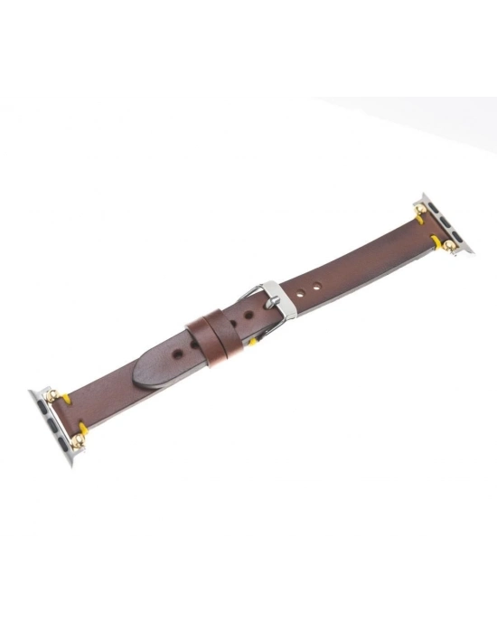 ÇOK SATAN Apple Watch Uyumlu Deri Kordon 38-40-41mm Slim SRÇ RST2E