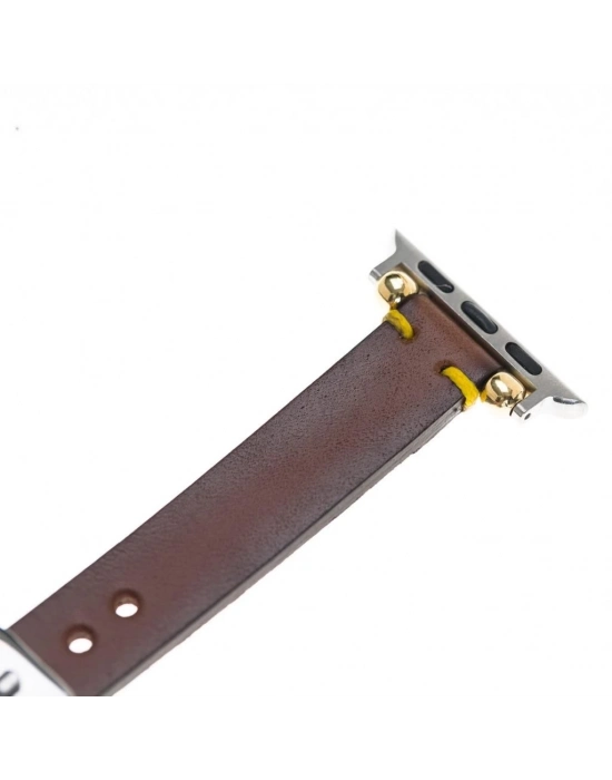 ÇOK SATAN Apple Watch Uyumlu Deri Kordon 38-40-41mm Slim SRÇ RST2E