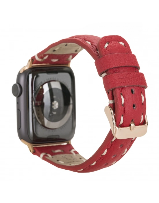 ÇOK SATAN Apple Watch Uyumlu Deri Kordon 38-40-41mm SM43 ERC2