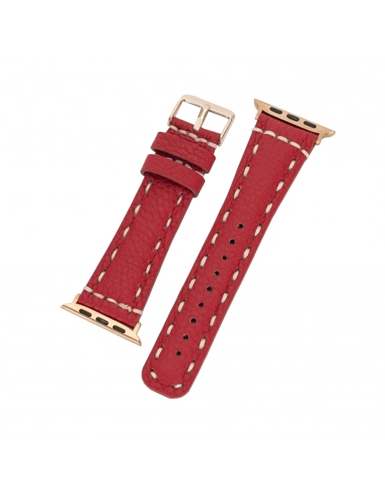 ÇOK SATAN Apple Watch Uyumlu Deri Kordon 38-40-41mm SM43 ERC2