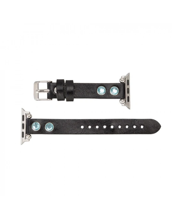 ÇOK SATAN Apple Watch Uyumlu Deri Kordon 38-40-41mm TR RST1
