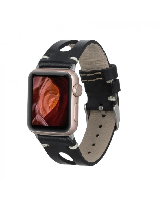 ÇOK SATAN Apple Watch Uyumlu Deri Kordon 42-44-45mm 42BA2 RST1