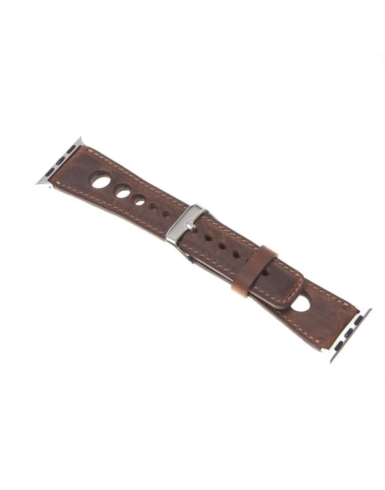 ÇOK SATAN Apple Watch Uyumlu Deri Kordon 42-44-45mm ARK G2