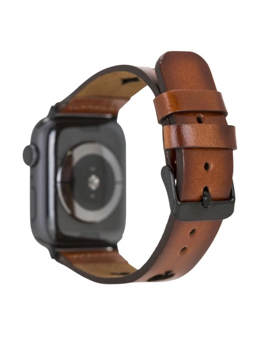 ÇOK SATAN Apple Watch Uyumlu Deri Kordon 42-44-45mm Avesta RST2EF