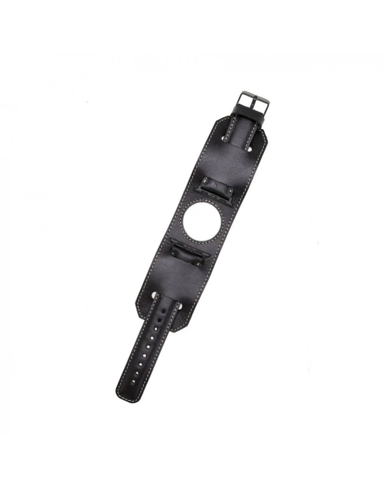 ÇOK SATAN Apple Watch Uyumlu Deri Kordon 42-44-45mm Cuff RST1