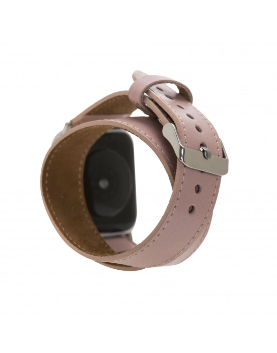 ÇOK SATAN Apple Watch Uyumlu Deri Kordon 42-44-45mm DT NU2