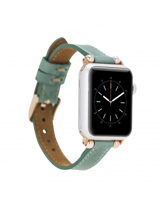ÇOK SATAN Apple Watch Uyumlu Deri Kordon 42-44-45mm Ferro CZ12