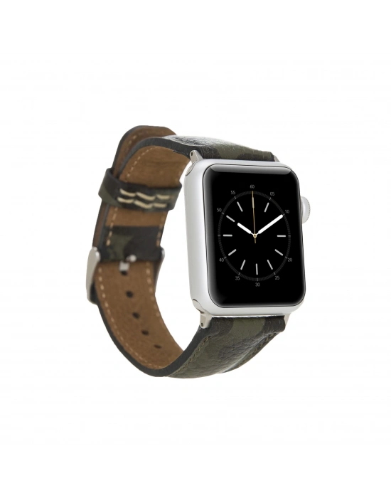 ÇOK SATAN Apple Watch Uyumlu Deri Kordon 42-44-45mm KF04N