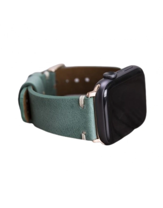 ÇOK SATAN Apple Watch Uyumlu Deri Kordon 42-44-45mm Orfe CZ12