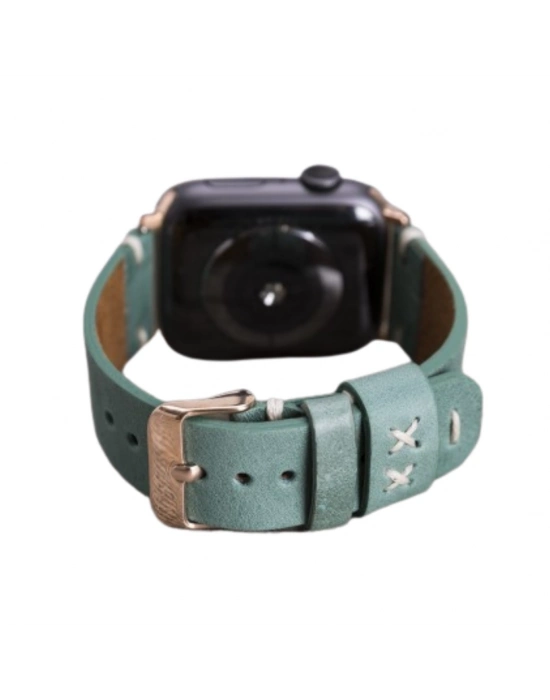 ÇOK SATAN Apple Watch Uyumlu Deri Kordon 42-44-45mm Orfe CZ12