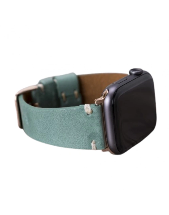 ÇOK SATAN Apple Watch Uyumlu Deri Kordon 42-44-45mm Orfe CZ12