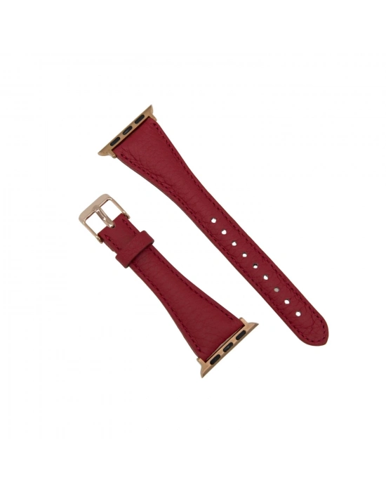 ÇOK SATAN Apple Watch Uyumlu Deri Kordon 42-44-45mm Slim ERC2
