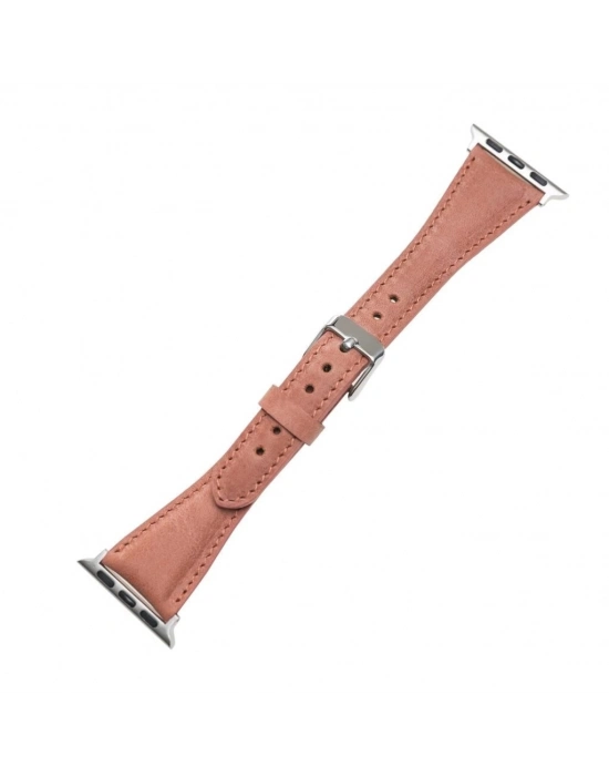 ÇOK SATAN Apple Watch Uyumlu Deri Kordon 42-44-45mm Slim G17