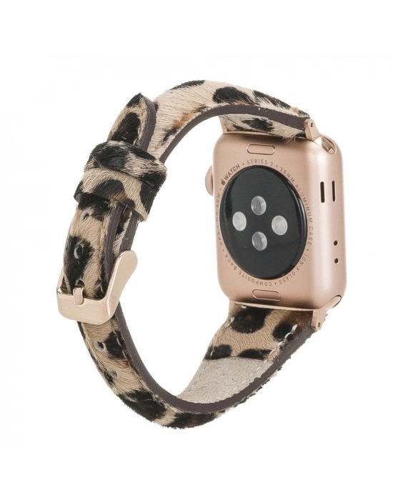 ÇOK SATAN Apple Watch Uyumlu Deri Kordon 42-44-45mm Slim LE01N