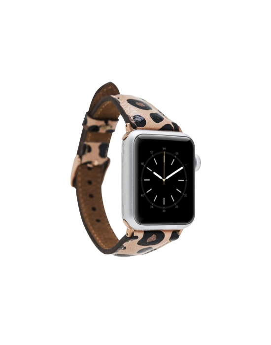 ÇOK SATAN Apple Watch Uyumlu Deri Kordon 42-44-45mm Slim LE02N