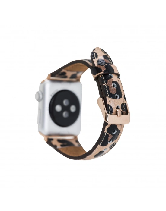 ÇOK SATAN Apple Watch Uyumlu Deri Kordon 42-44-45mm Slim LE02N