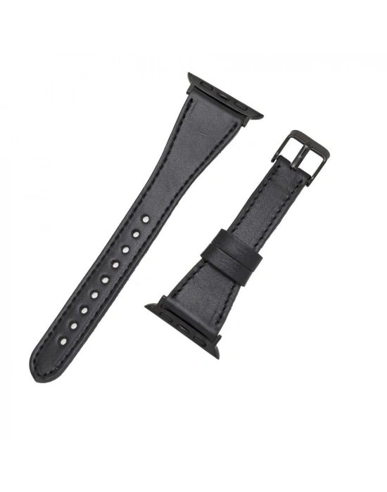 ÇOK SATAN Apple Watch Uyumlu Deri Kordon 42-44-45mm Slim RST1