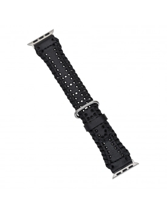 ÇOK SATAN Apple Watch Uyumlu Deri Kordon 42-44-45mm SM43 RST1
