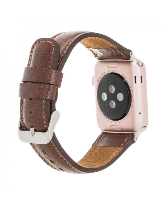 ÇOK SATAN Apple Watch Uyumlu Deri Kordon 42-44-45mm VS5