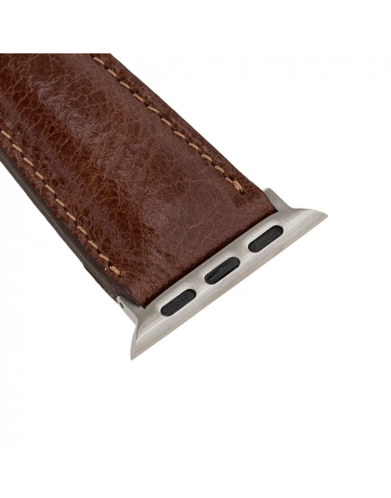 ÇOK SATAN Apple Watch Uyumlu Deri Kordon 42-44-45mm VS5