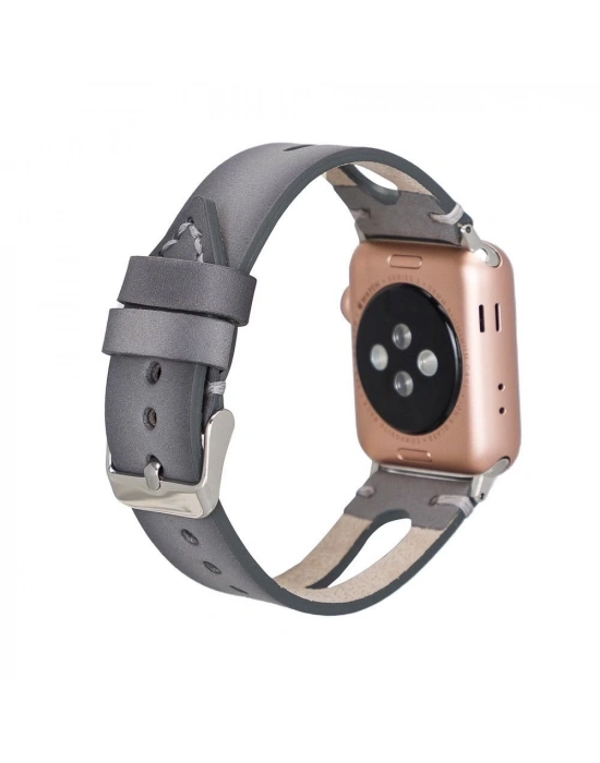 ÇOK SATAN Apple Watch Uyumlu Deri Kordon BA2 42-44-45mm RST9EF