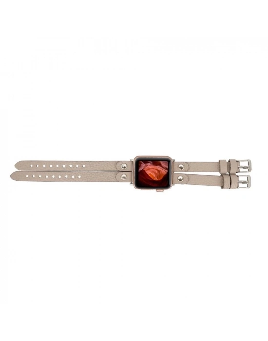ÇOK SATAN Apple Watch Uyumlu Deri Kordon Ely Double Tour ST ERC3