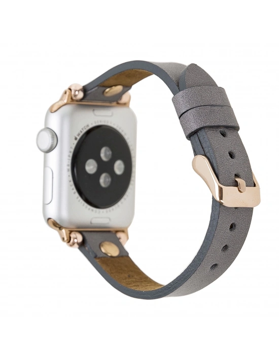 ÇOK SATAN Apple Watch Uyumlu Deri Kordon Ferro 38-40-41mm RT RST9
