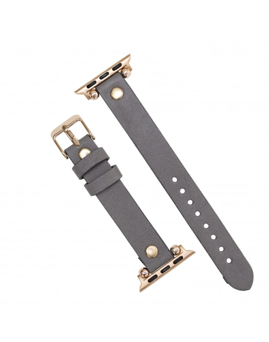 ÇOK SATAN Apple Watch Uyumlu Deri Kordon Ferro 38-40-41mm RT RST9