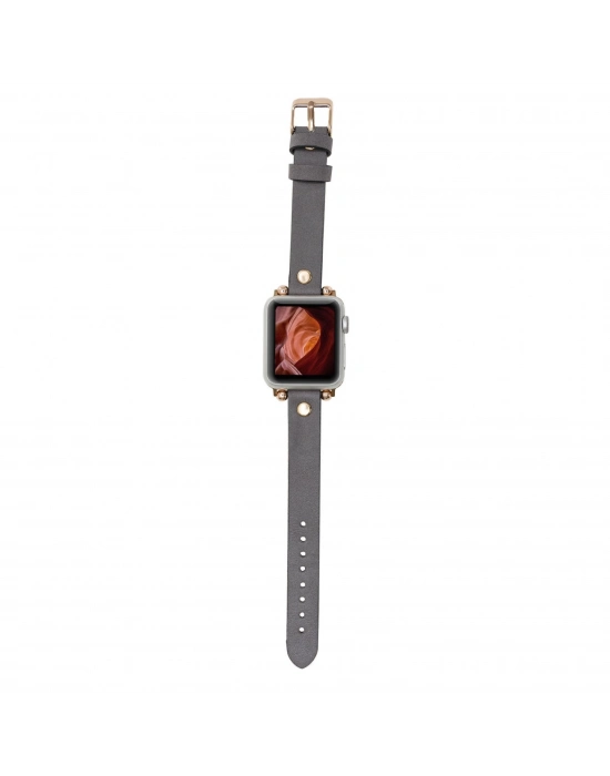ÇOK SATAN Apple Watch Uyumlu Deri Kordon Ferro 38-40-41mm RT RST9