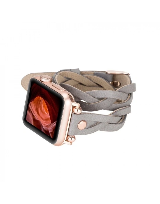 ÇOK SATAN Apple Watch Uyumlu Deri Kordon Peggy 38-40-41mm DTRTRST9