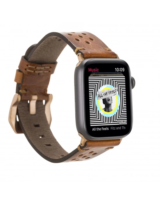 ÇOK SATAN Apple Watch Uyumlu Deri Kordon Vigo 42-44-45mm RST2EF