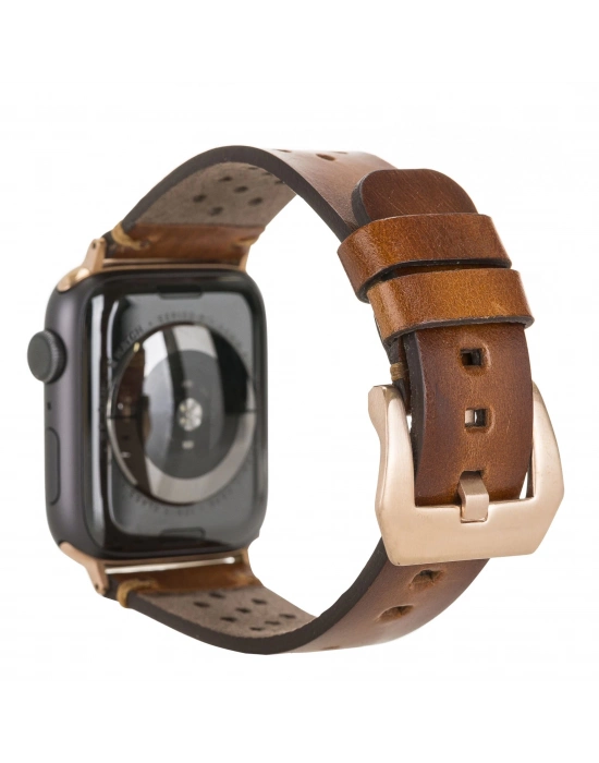 ÇOK SATAN Apple Watch Uyumlu Deri Kordon Vigo 42-44-45mm RST2EF