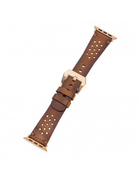 ÇOK SATAN Apple Watch Uyumlu Deri Kordon Vigo 42-44-45mm RST2EF