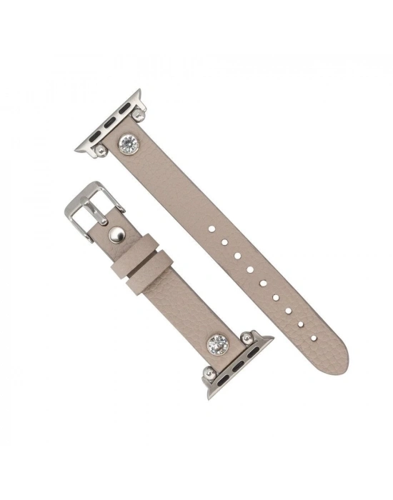 ÇOK SATAN Apple Watch Uyumlu Deri Kordon Visby 38-40-41mm ERC3