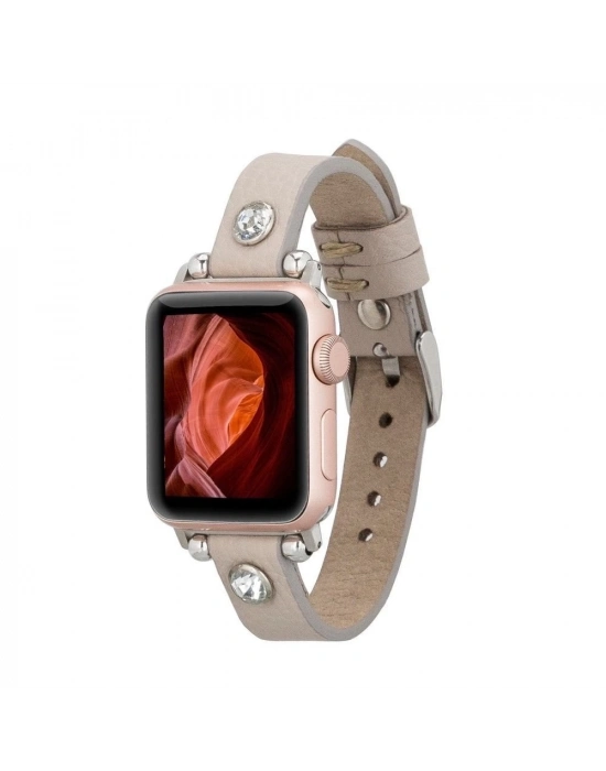 ÇOK SATAN Apple Watch Uyumlu Deri Kordon Visby 38-40-41mm ERC3