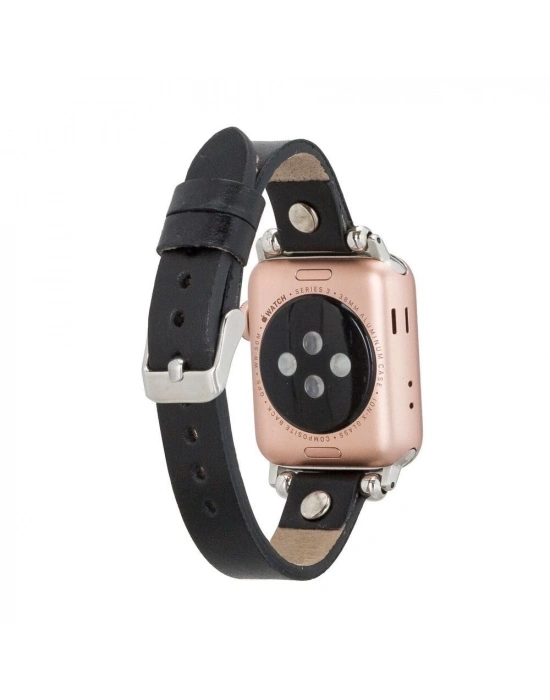 ÇOK SATAN Apple Watch Uyumlu Deri Kordon Visby 38-40-41mm RST1