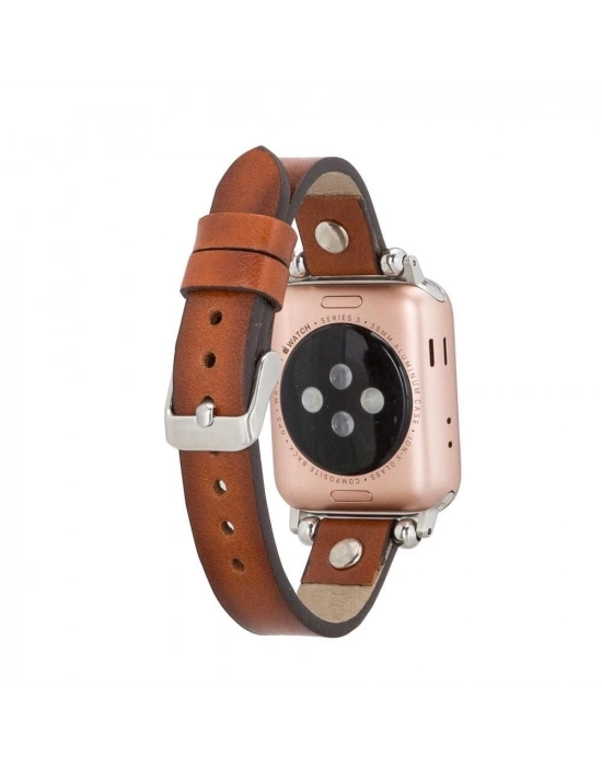 ÇOK SATAN Apple Watch Uyumlu Deri Kordon Visby 38-40-41mm RST2EF