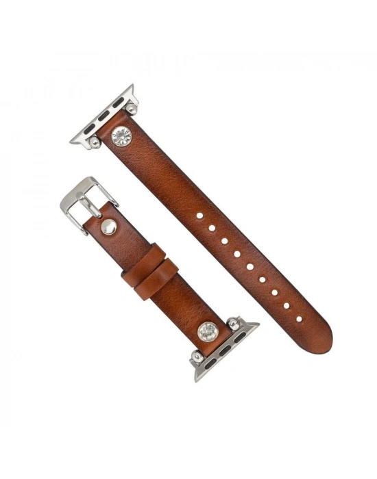 ÇOK SATAN Apple Watch Uyumlu Deri Kordon Visby 38-40-41mm RST2EF