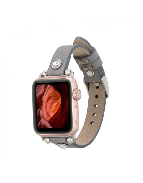 ÇOK SATAN Apple Watch Uyumlu Deri Kordon Visby 38-40-41mm RST9