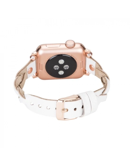 ÇOK SATAN Apple Watch Uyumlu Deri Kordon Wanda 38-40-41mm RT F3