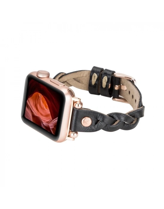 ÇOK SATAN Apple Watch Uyumlu Deri Kordon Wanda 38-40-41mm RT RST1