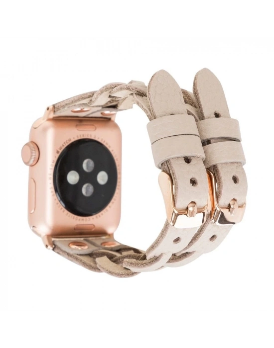 ÇOK SATAN Apple Watch Uyumlu Deri Kordon York Double Tour ERC3