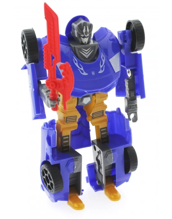 ÇOK SATAN Araca Dönüşen Mavi Güçlü Robot