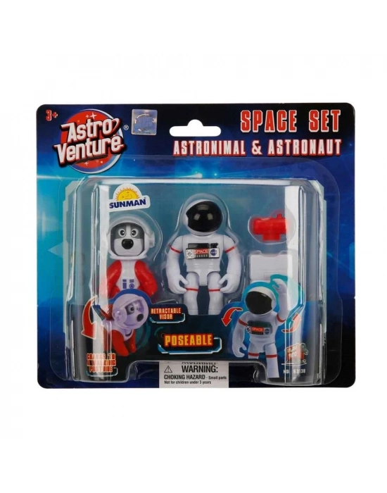 ÇOK SATAN Astro Venture Space Set: Astronimals & Astronaut