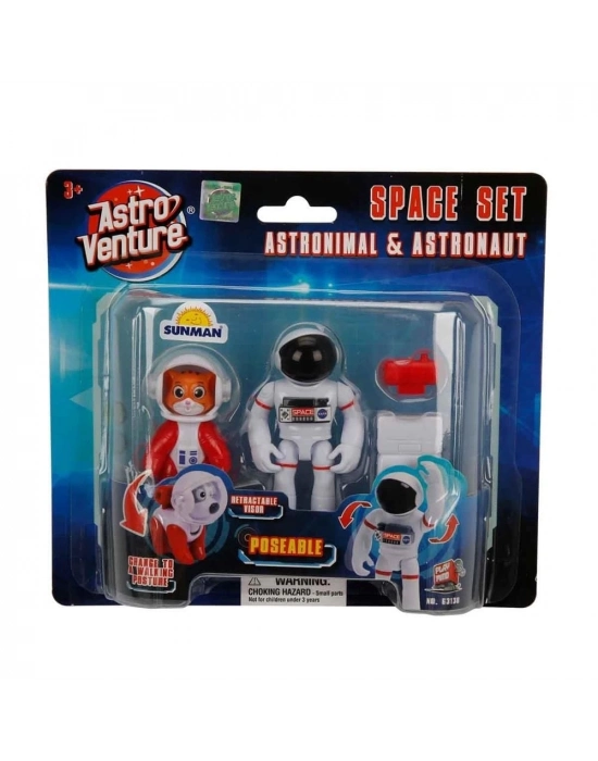 ÇOK SATAN Astro Venture Space Set: Astronimals & Astronaut