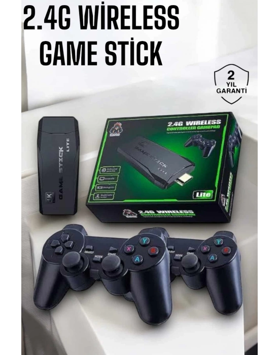ÇOK SATAN Atari Oyun Konsolu 2000 Oyunlu Game Stick 2.4G Wireless