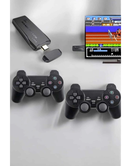 ÇOK SATAN Atari Oyun Konsolu 2000 Oyunlu Game Stick 2.4G Wireless