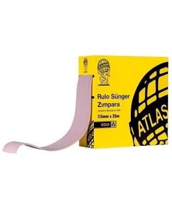 ® Atlas Gold 120 Kum Sünger Zımpara 115 mm 1 Metre