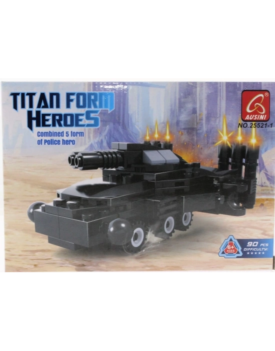 ÇOK SATAN Ausini 90 Parça Titan Polis Lazer Panzer 25521-1