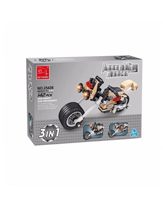 ÇOK SATAN Ausini Assembling Master 3 in 1 142 Parça Motorlar